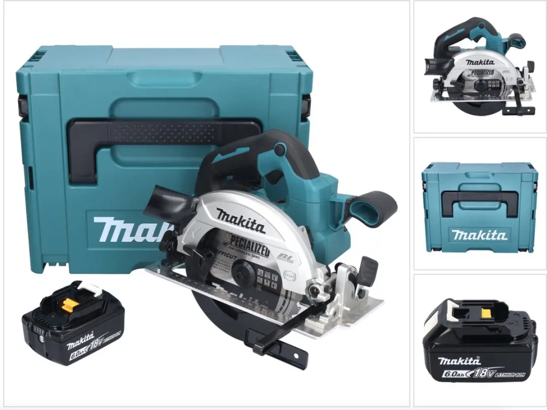 Makita DHS661G1J Accu-handcirkelzaag 18V 165mm