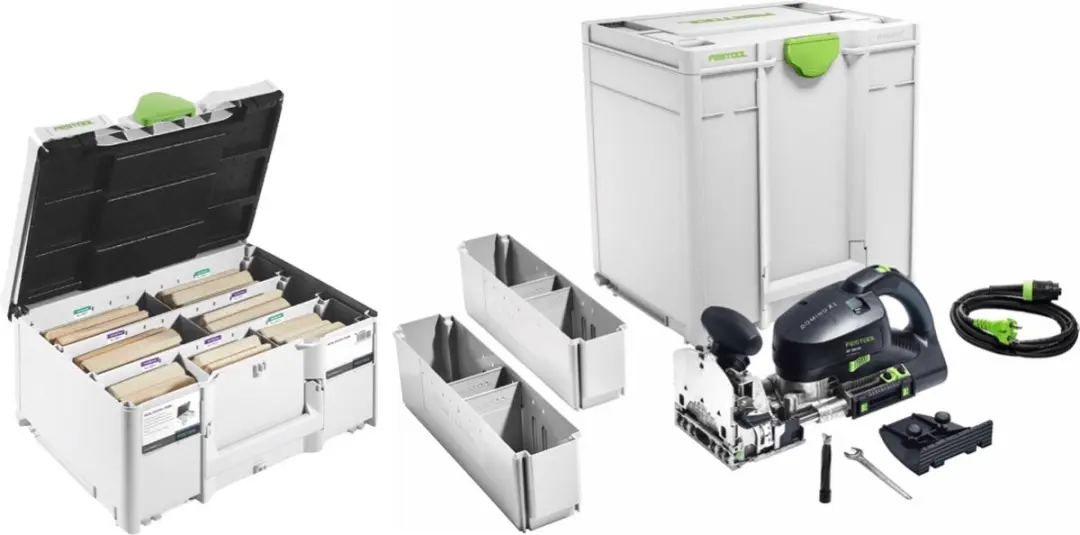 Festool DOMINO DF 700 XL - 720W + 128-delige plugset