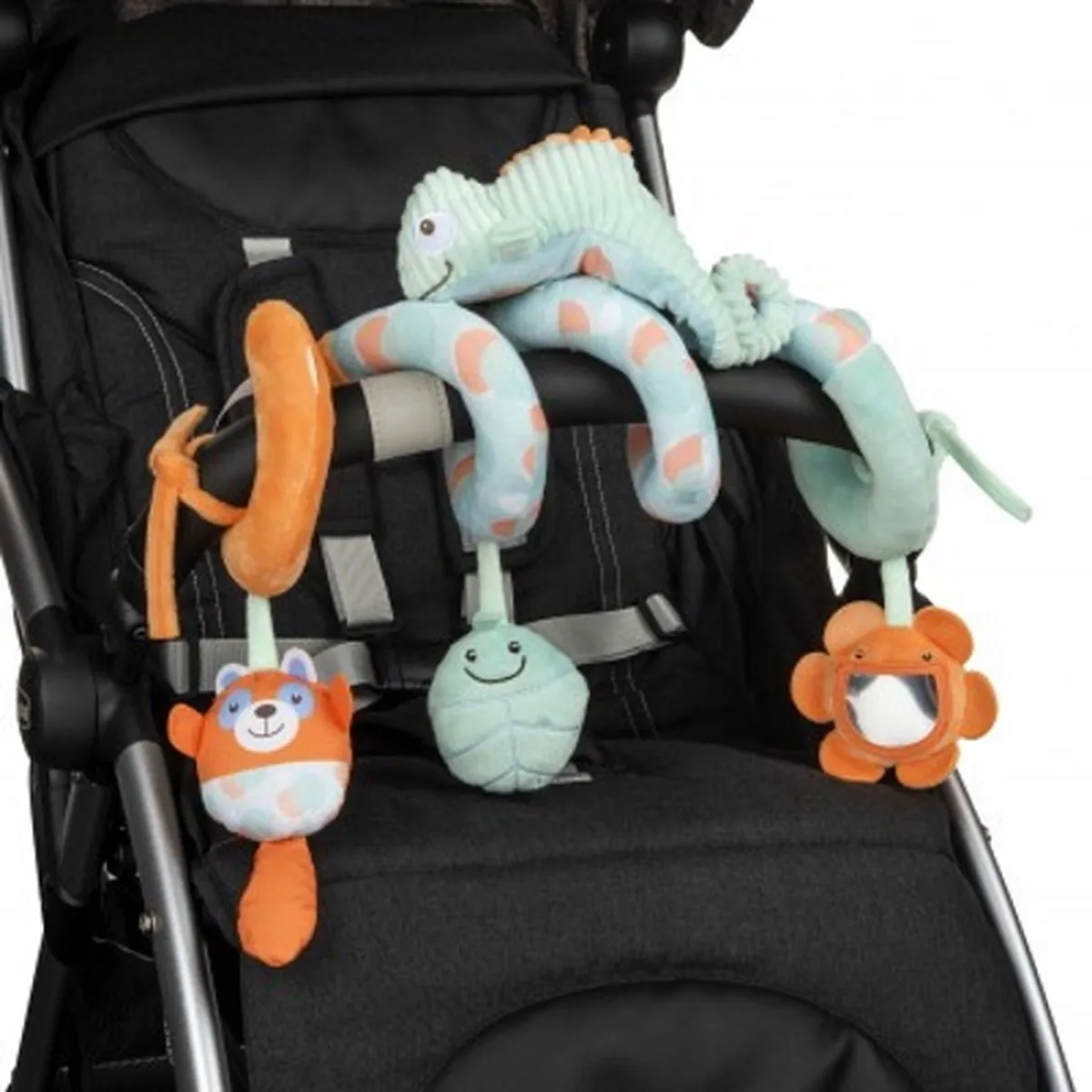 Chicco My Sweet Doudou Kameleon Activiteiten Boxspiraal - Groen/Orange - afbeelding 2 van 6