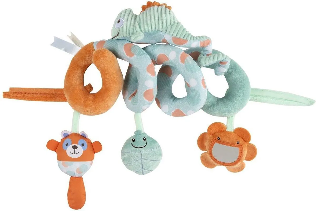 Chicco My Sweet Doudou Kameleon Activiteiten Boxspiraal - Groen/Orange - afbeelding 5 van 6