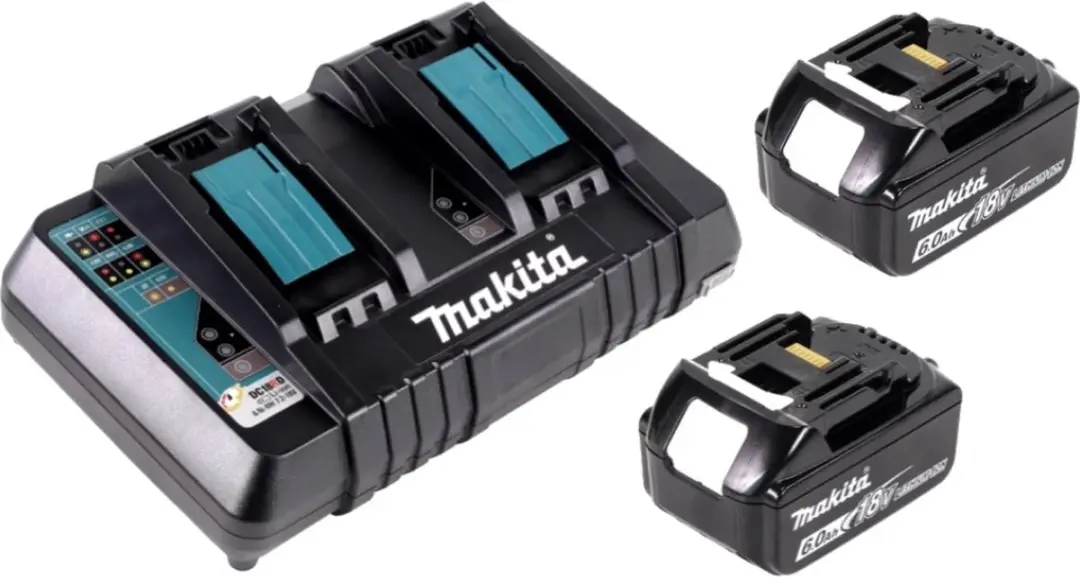 Makita DUB 361 Bladblazer - 2x 6Ah Accu + Lader