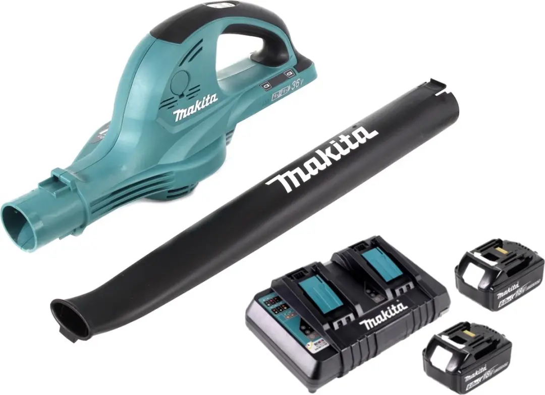 Makita DUB 361 Bladblazer - 2x 6Ah Accu + Lader