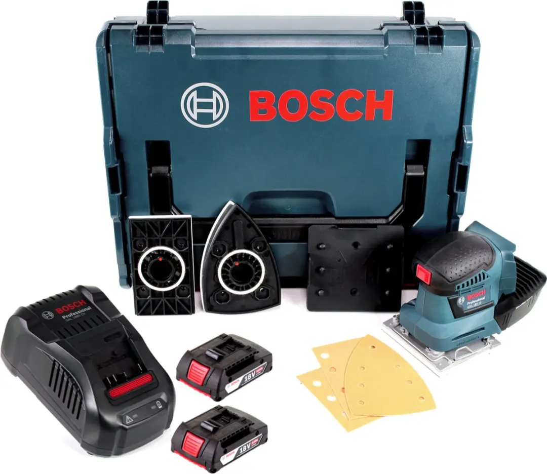 Bosch Professional GSS 18V-10 Excentrische Schuurmachine - 18V - 2x 2,0Ah + Oplader