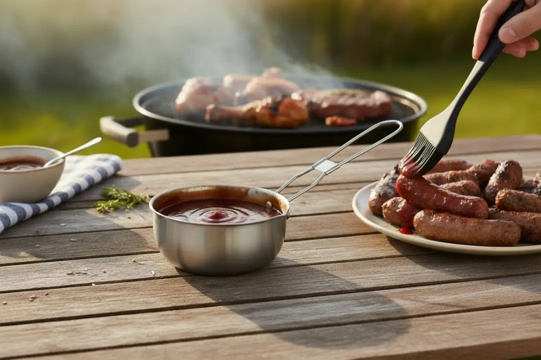 Cookinglife Spareribs Complete BBQ Set - Rub, Rek & Sauspan - 5 Stuks