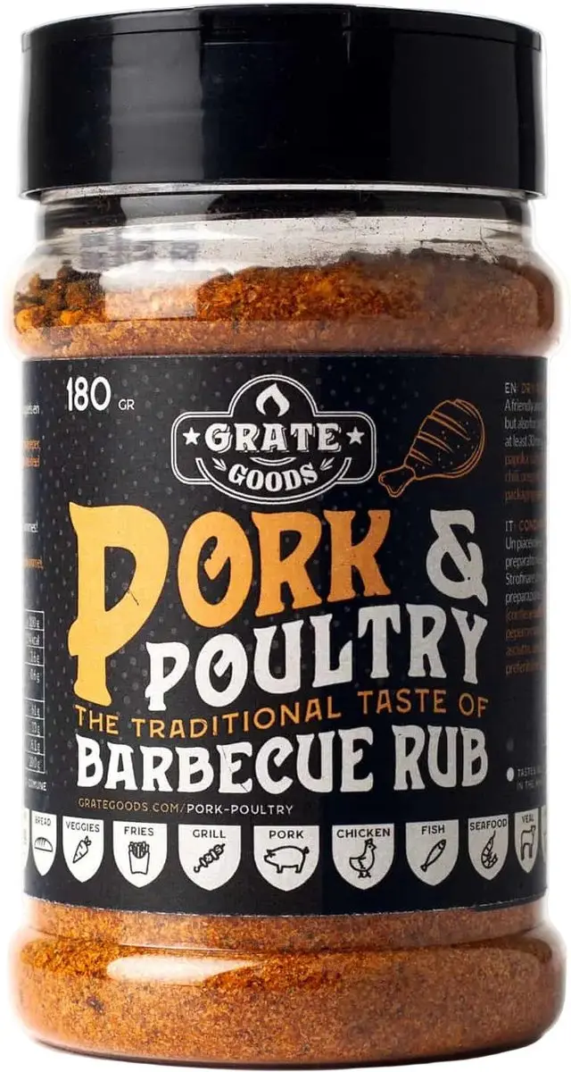 Cookinglife Spareribs Complete BBQ Set - Rub, Rek & Sauspan - 5 Stuks