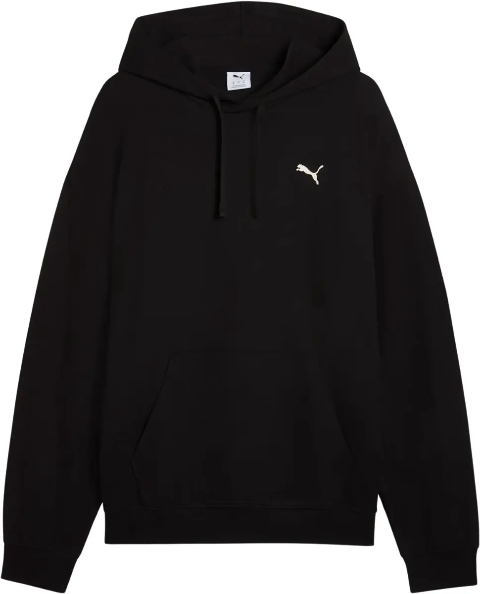 PUMA ESS Elevated Relaxed Hoodie Heren - S - Zwart