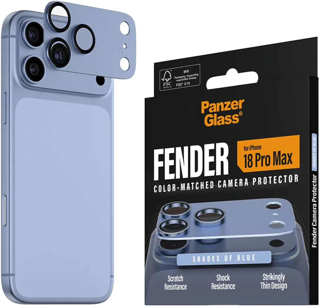PanzerGlass Fender Camera Lens Protector iPhone 14 Plus - PG06497 - Blauw