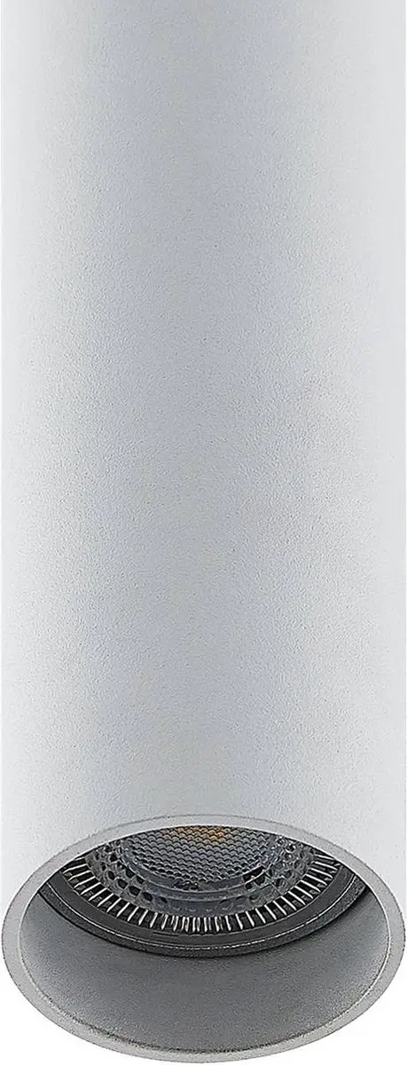 PRIOS Hanglamp IJzer Aluminium 25cm - GU10 - Zandwit