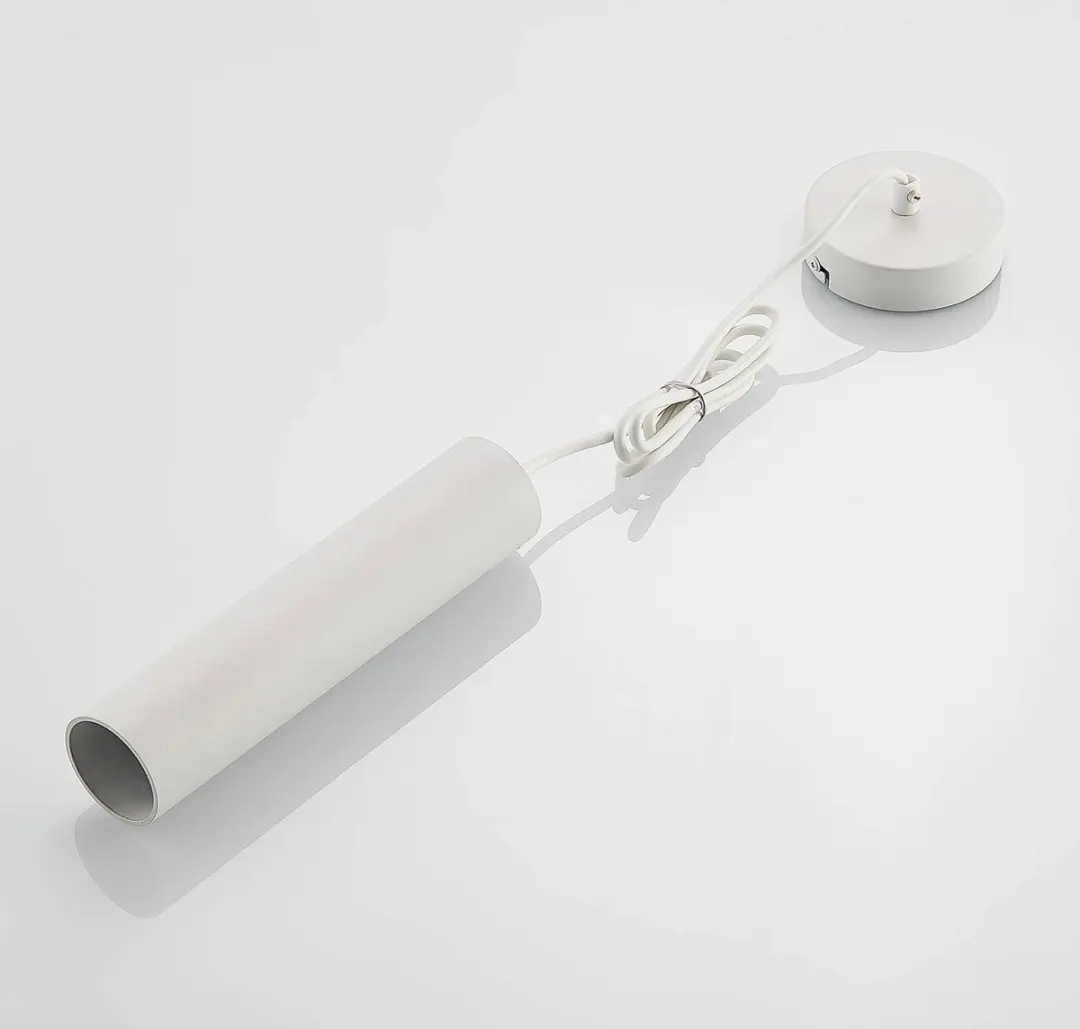 PRIOS Hanglamp IJzer Aluminium 25cm - GU10 - Zandwit