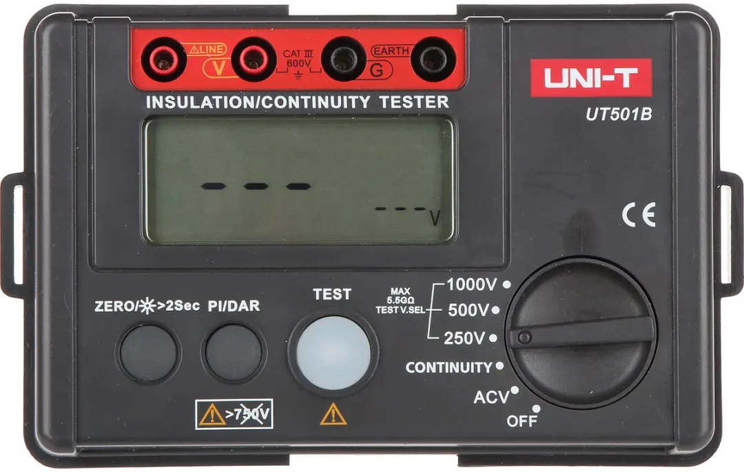 UNI-T UT-501B Isolatieweerstandsmeter - 0-5.5GΩ