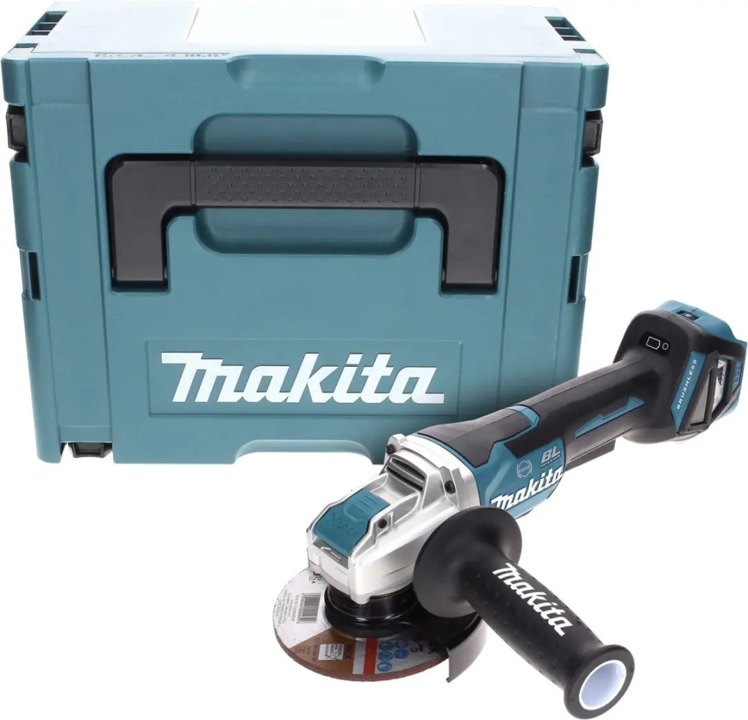 Makita DGA 519 ZJ Haakse Slijper 18V 125mm Brushless X-Lock Solo