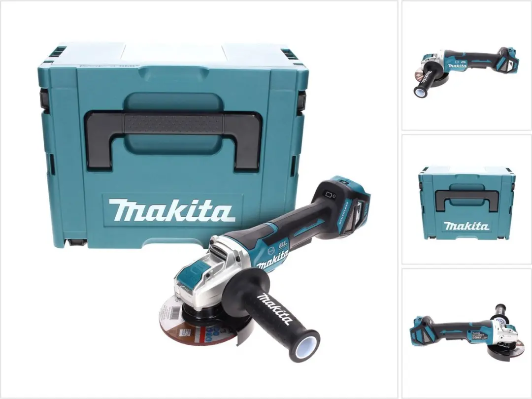 Makita DGA 519 ZJ Haakse Slijper 18V 125mm Brushless X-Lock Solo