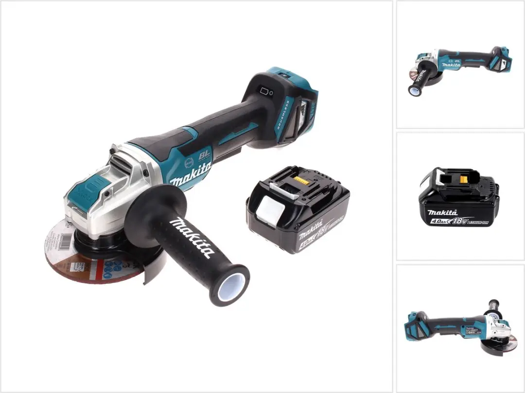 Makita DGA519 M1 Haakse Slijper 18V 125mm Brushless X-Lock