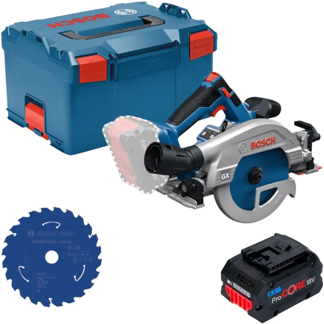 Bosch Professional GKS 18V-57-2 GX Accu-cirkelzaag 165mm