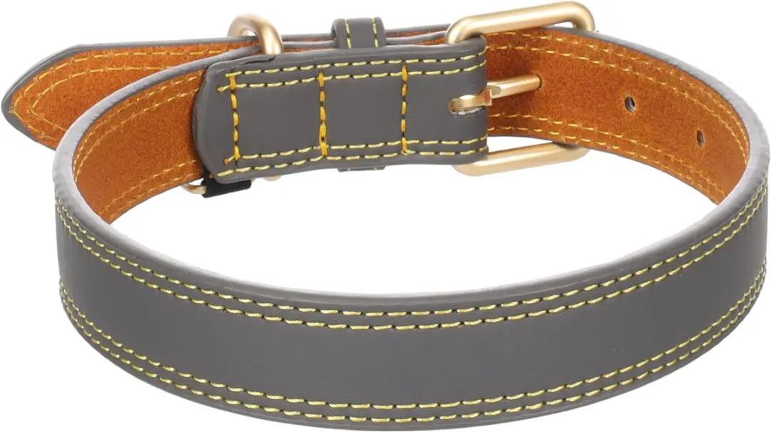 Flamingo Hond Halsband Virginia Grijs M/L 38-48cm