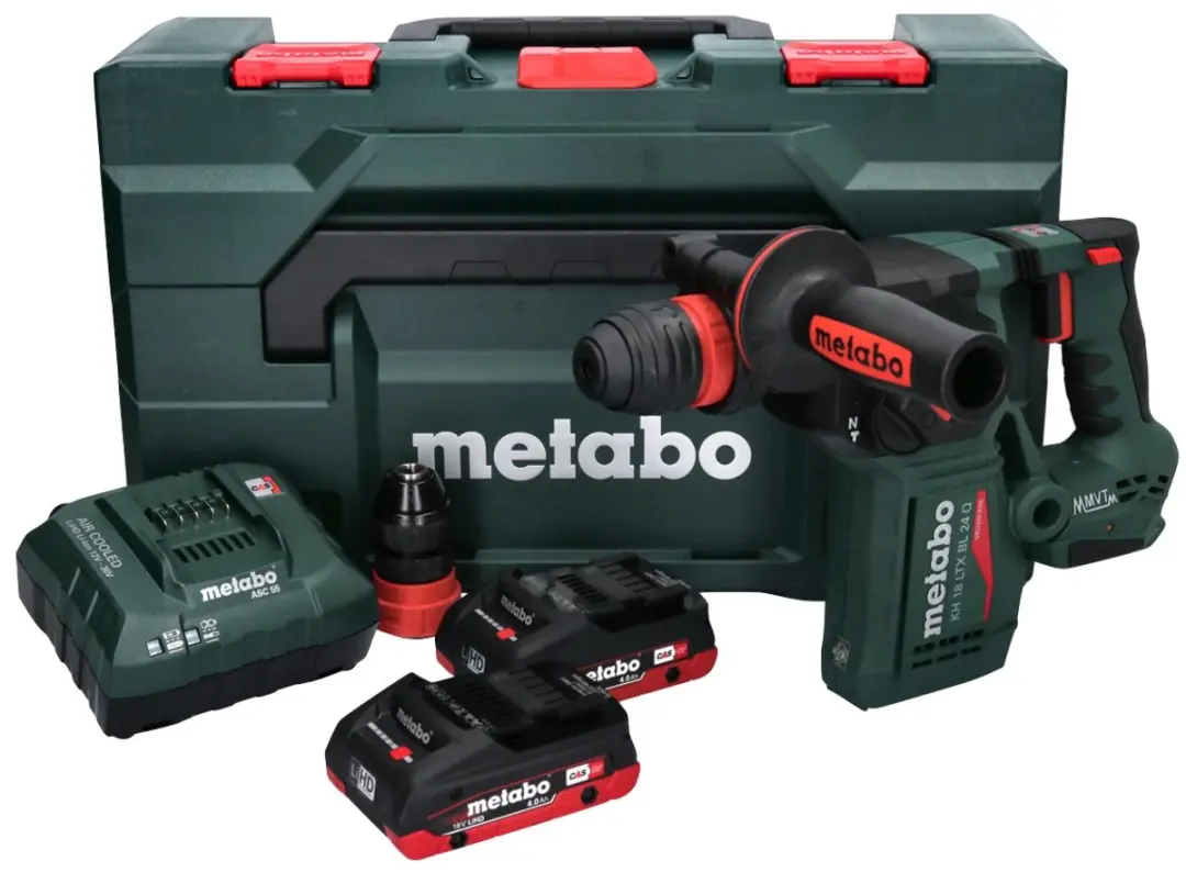 Metabo KH 18 LTX 24 BL Accu Combihamer - 2x 4000mAh