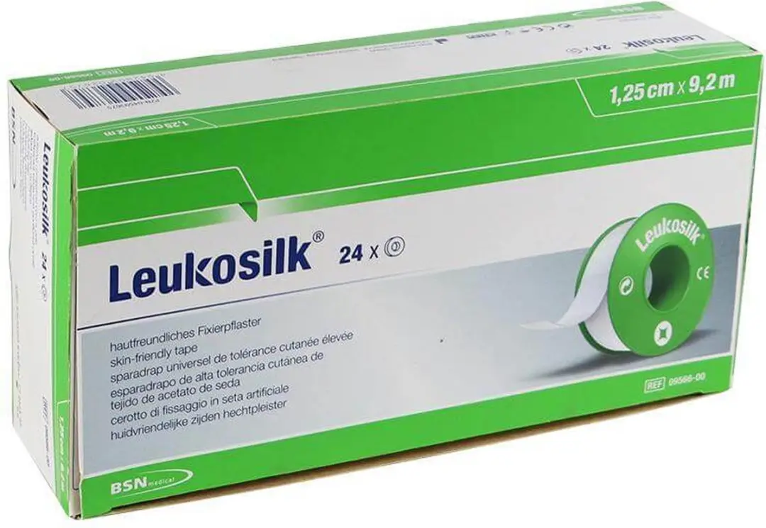 Leukoplast Leukosilk 9,2m x 1,25cm - 241 Stuks