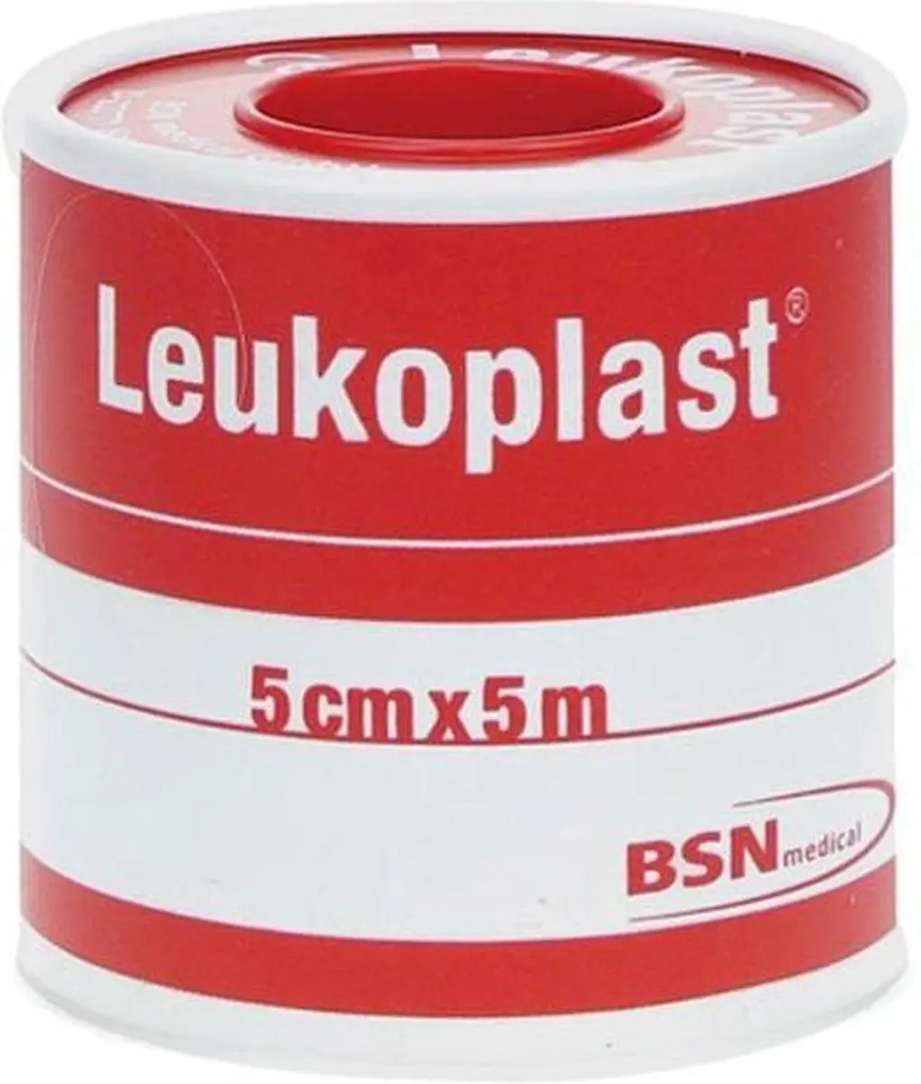 Leukoplast Verband 5m x 5cm - Beige/Rood