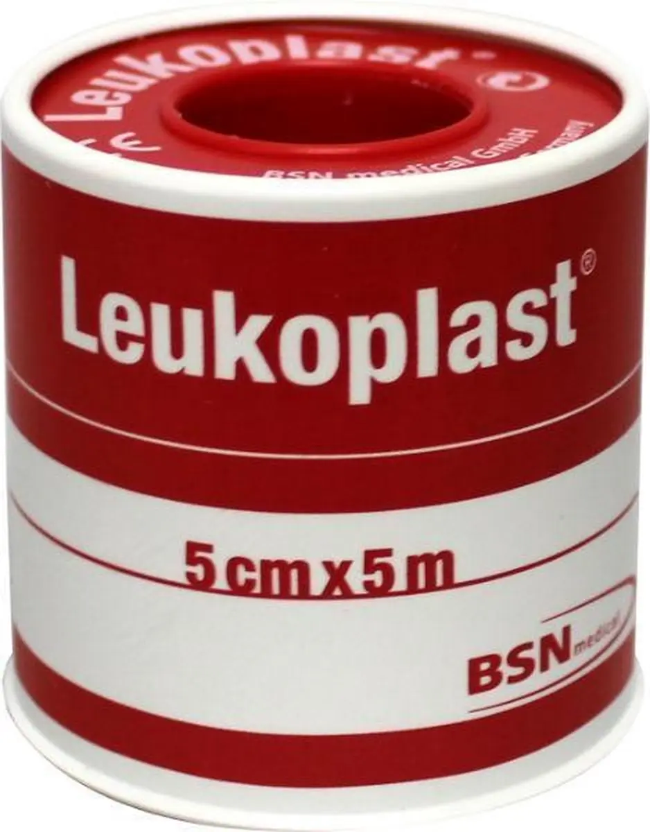 Leukoplast Verband 5m x 5cm - Beige/Rood
