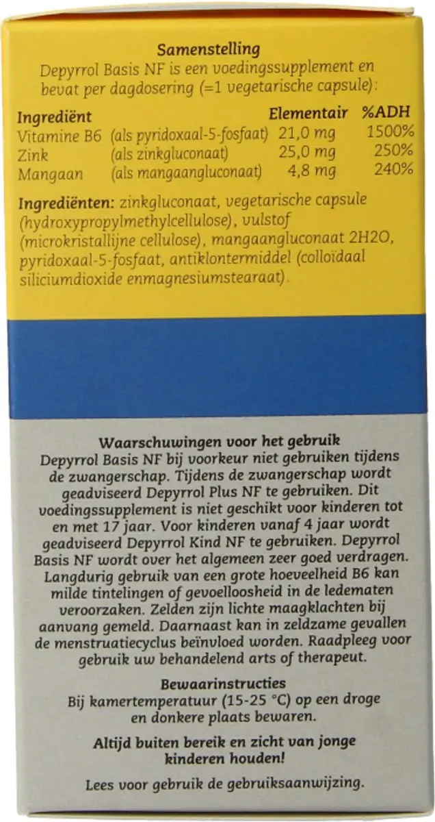 Depyrrol Basis NF 60 Vegetarische Capsules
