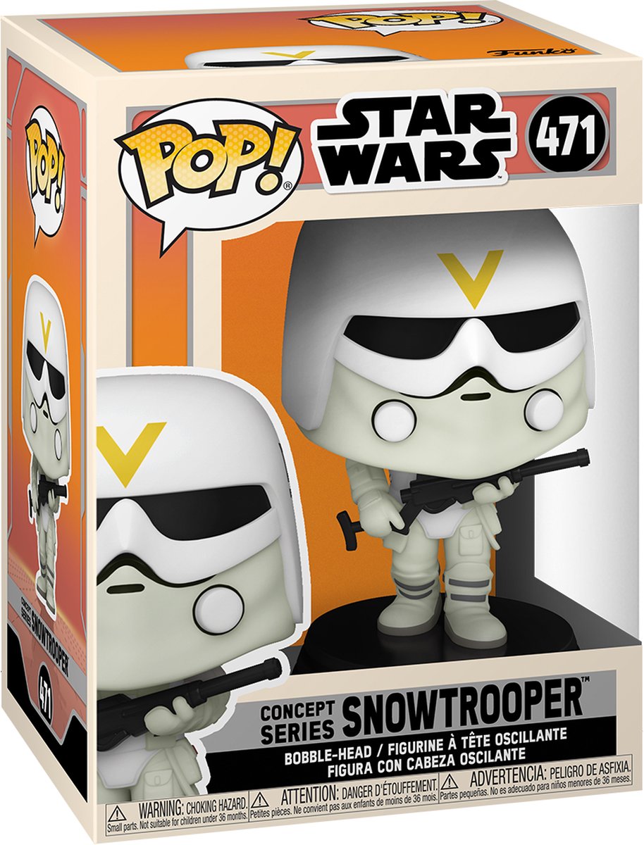 Funko Star Wars - POP! Vinyl Bobble-Head Snowtrooper (Concept Series) 9 cm Verzamelfiguur - Multicolours