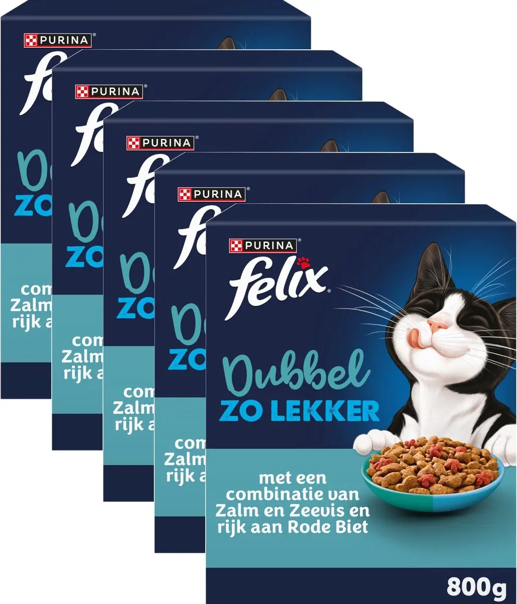 Felix Dubbel Zo Lekker Zalm & Zeevis Kattenvoer