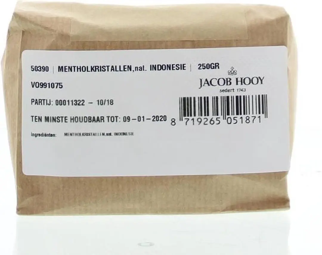 Jacob Hooy Mentholkristallen 250g