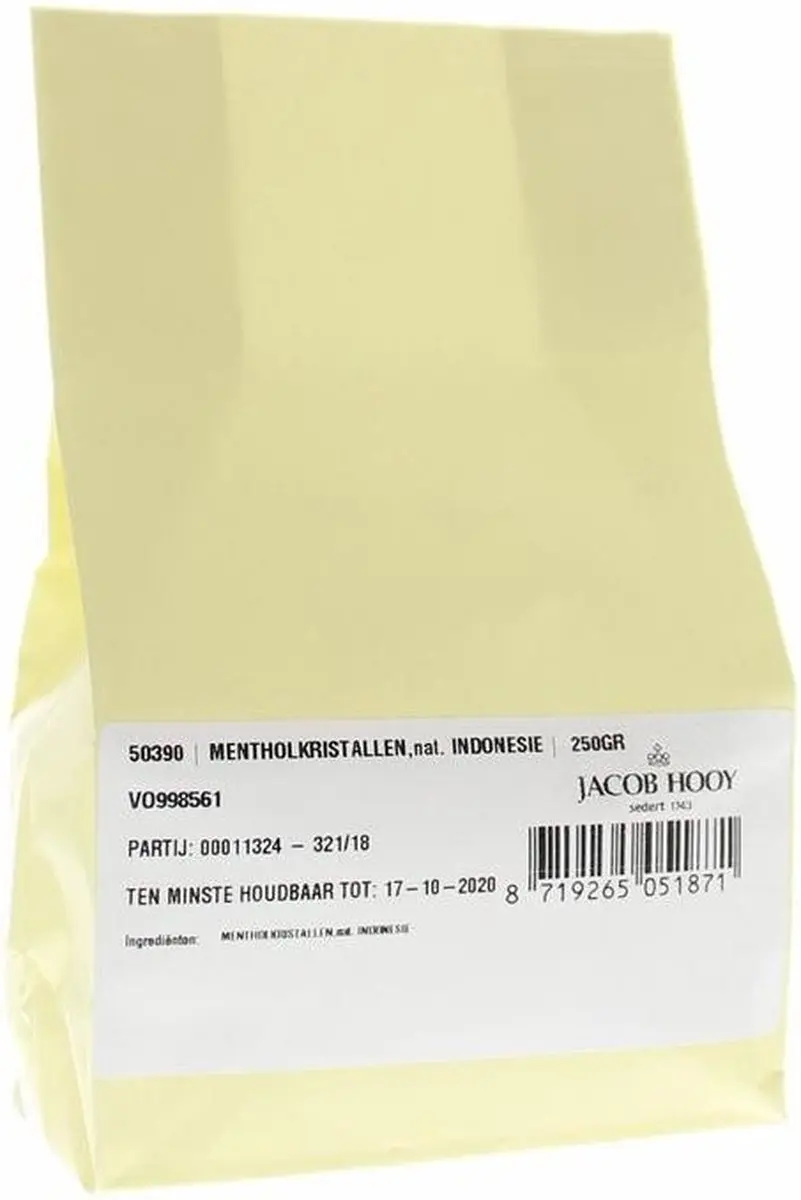 Jacob Hooy Mentholkristallen 250g