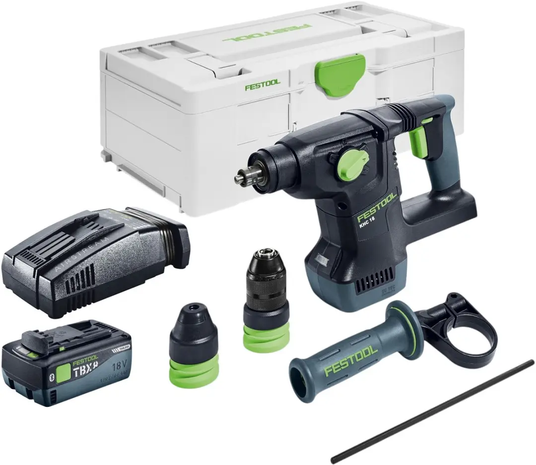 Festool KHC 18 EB-Basic Accu-Combinatiehamer 18V 2,6J SDS-Plus