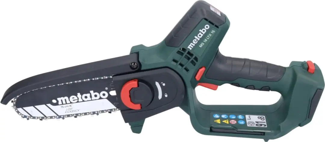 Metabo MS 18 LTX 15 Accu-Houtzaag 18V - 15cm - 5m/s - 4,0Ah