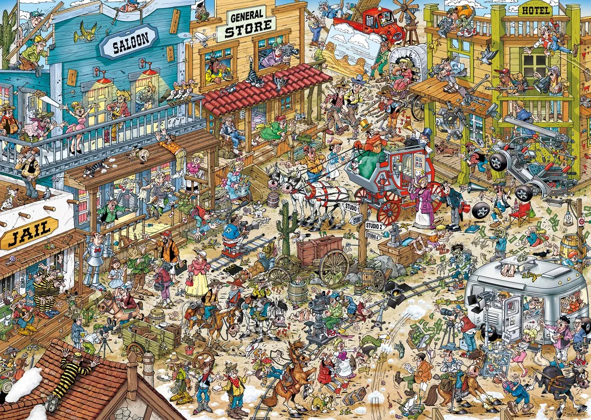 Ravensburger Ray’s Comic Series Western Legpuzzel 1000 Stukjes