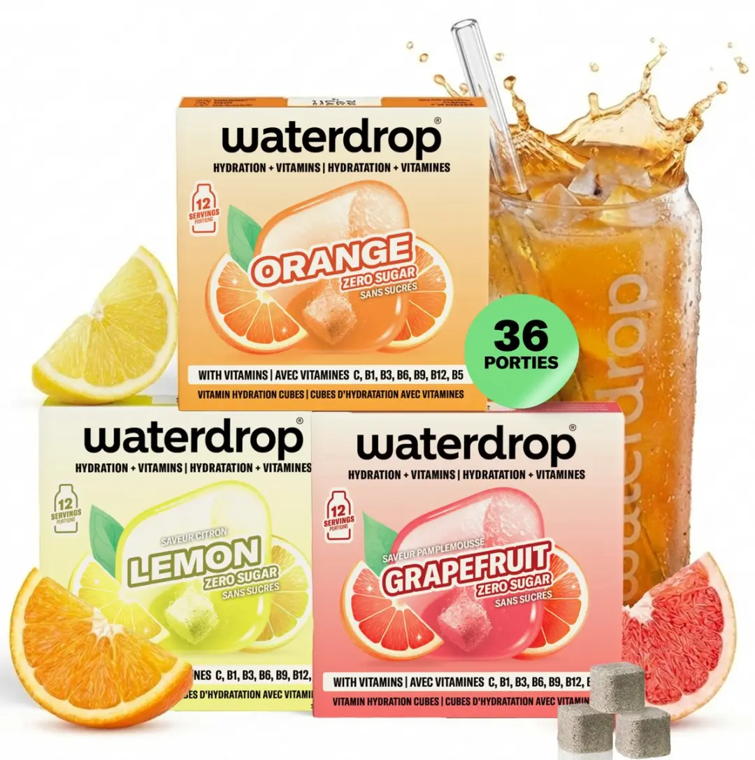 Waterdrop Microdrink Limonade Proefpakket 36 Bruistabletten