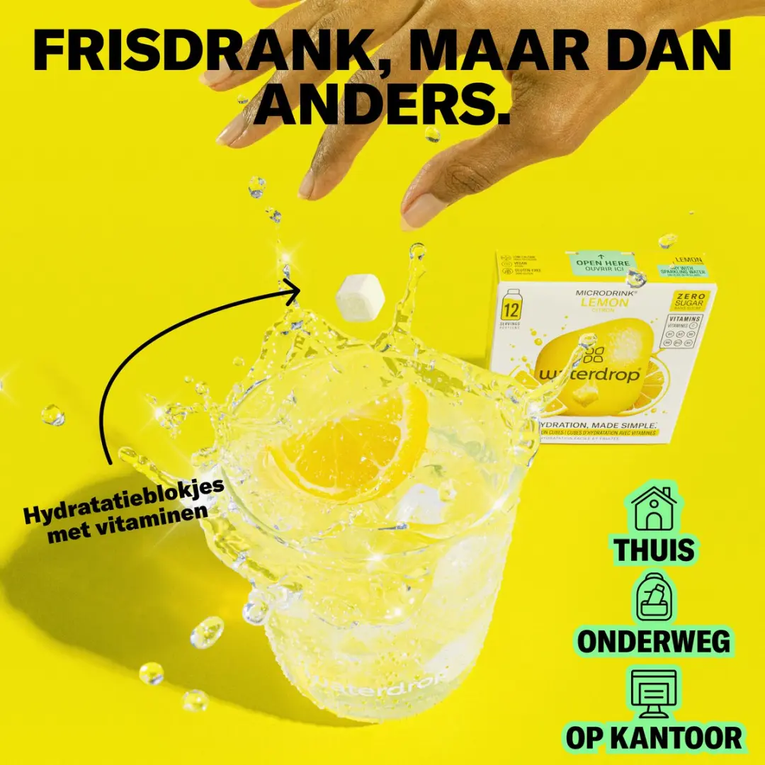 Waterdrop Microdrink Limonade Proefpakket 36 Bruistabletten - 3 Smaken