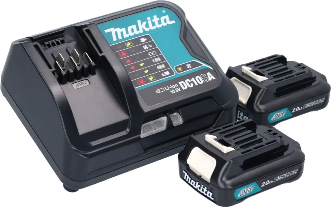 Makita DF332DSAE Boor-/schroefmachine Set - 2x 2.0Ah accu - 10.8V - Koolborstelloos