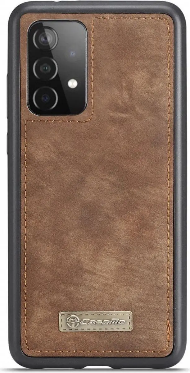 Caseme 008 Hoesje Book Case Samsung Galaxy A52 - 10 Pasjes - Bruin