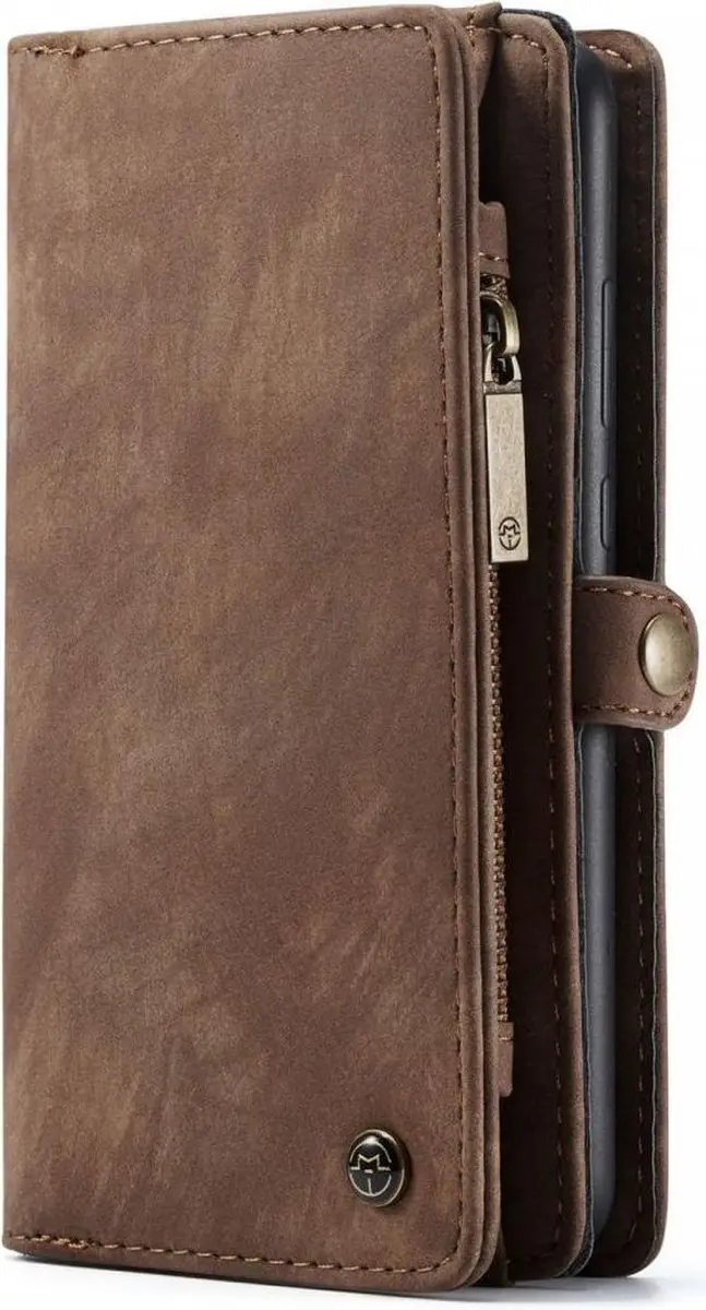 Caseme 008 Hoesje Book Case Samsung Galaxy A52 - 10 Pasjes - Bruin