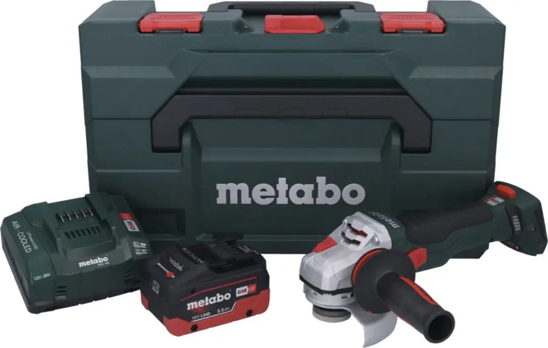 Metabo WB 18 LTX BL 15-125 Accu Haakse Slijper - 18V 125mm Borstelloos
