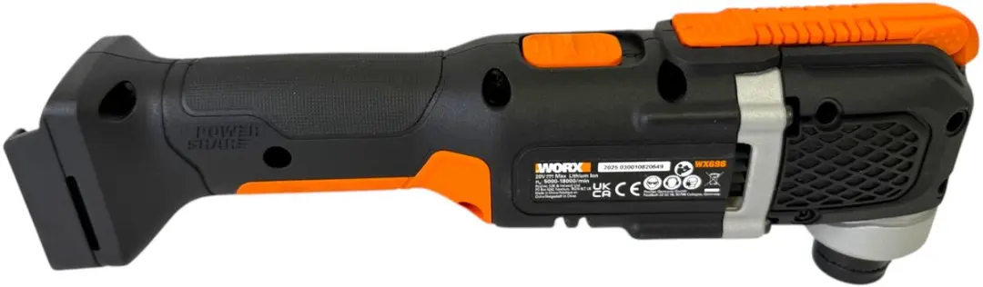 Worx WX696.9 Accu-Multitool Sonicrafter 20V - 8 Accessoires - afbeelding 6 van 6