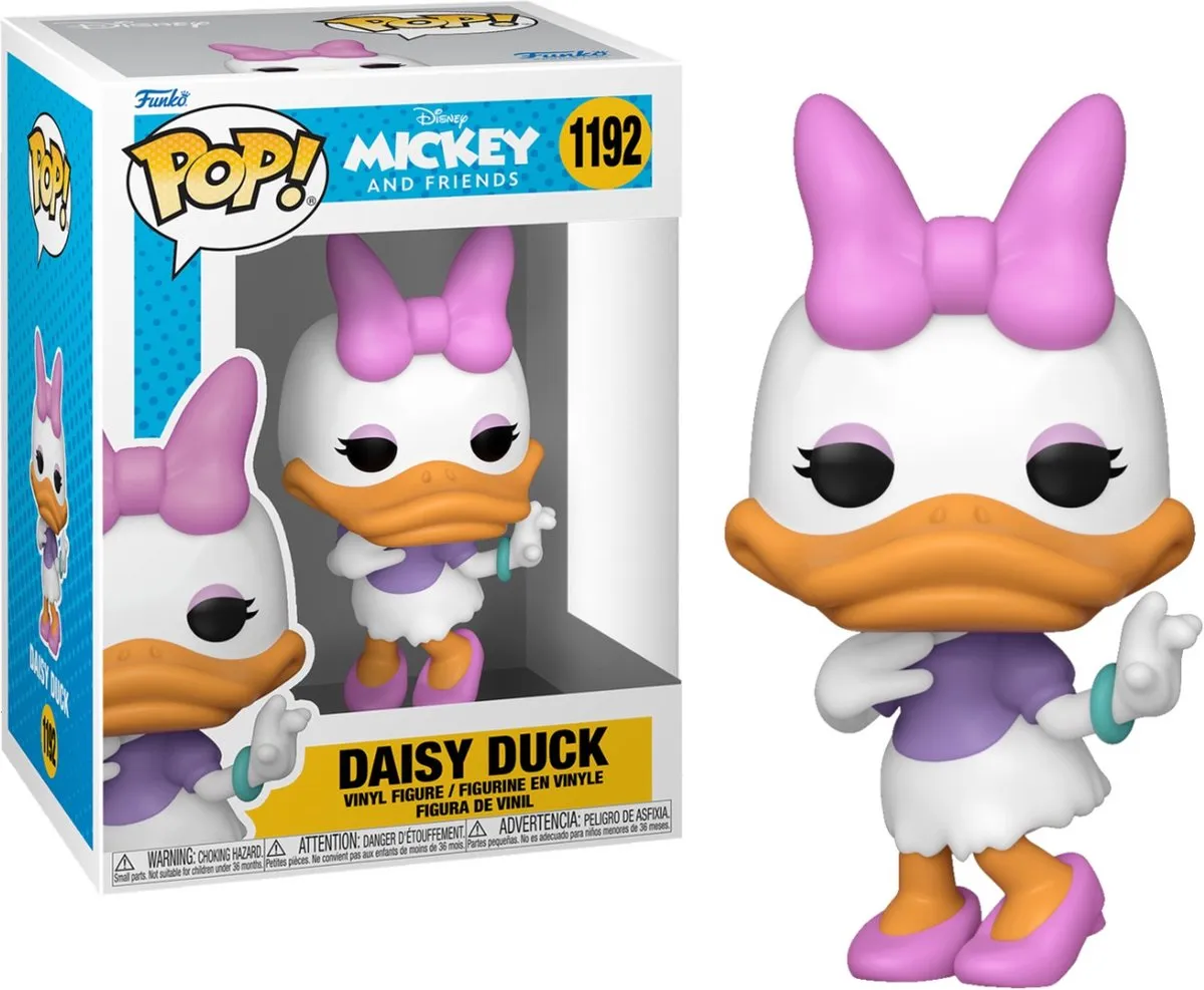 Disney Funko POP! Daisy Duck 59619 Verzamelfiguur - 9cm - Multicolours