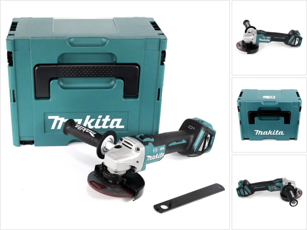 Makita DGA 513 ZJ Snoerloze haakse slijper 18V 125mm Brushless Solo + Makpac
