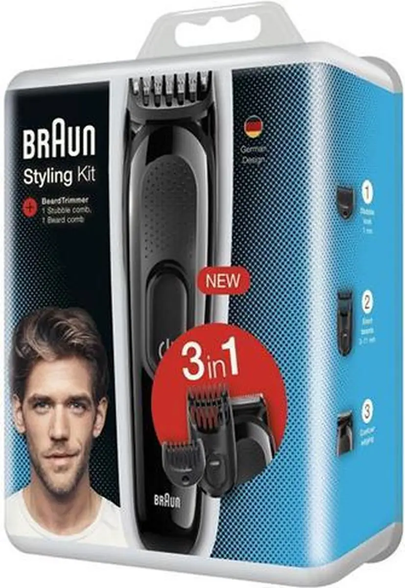 Braun SK2000 Styling Kit 3-in-1 Trimmer - Zwart