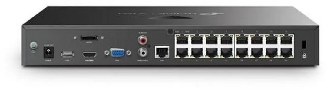 TP-Link VIGI NVR2016H-16MP NVR - 16 Kanalen - Zwart