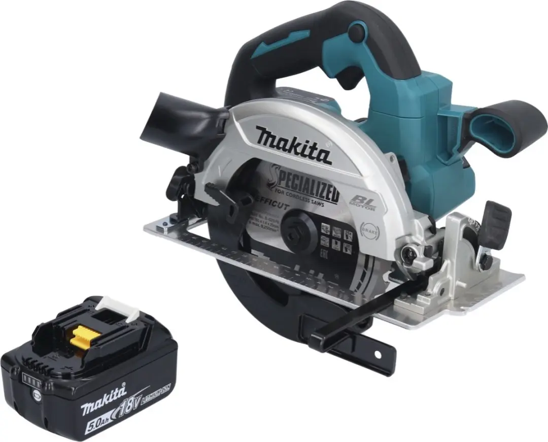 Makita DHS661T1 Accu-handcirkelzaag 18V 165mm - 5,0Ah