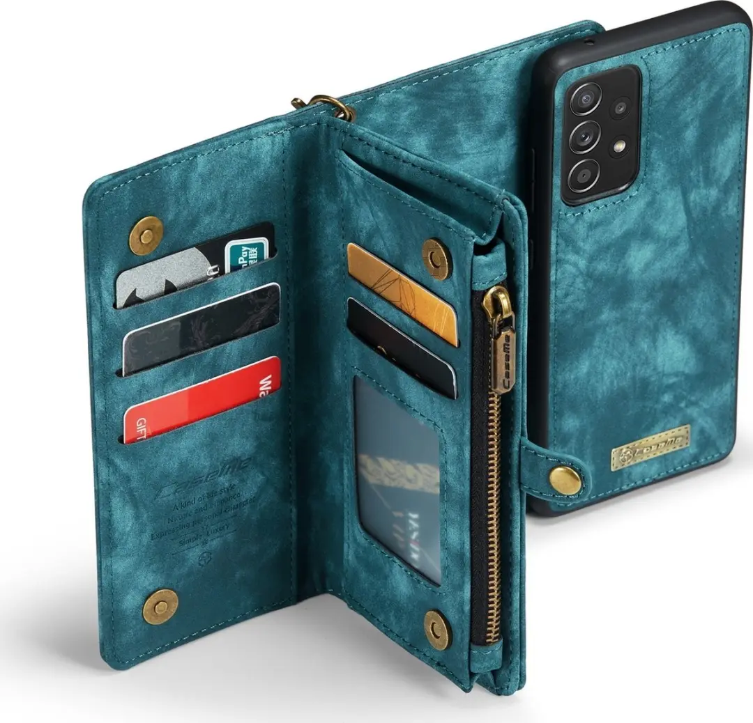 Caseme 008 Telefoonhoesje Samsung Galaxy A52s 5G - Blauw - afbeelding 3 van 6