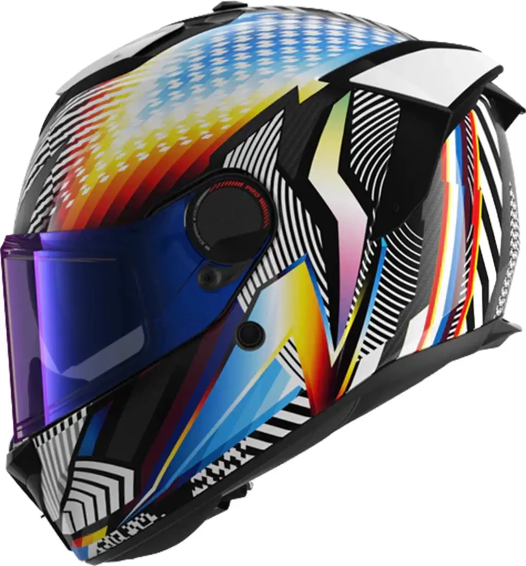 Shark Spartan GT Pro Carbon Sthyr Helm - L - Carbon White Chrome