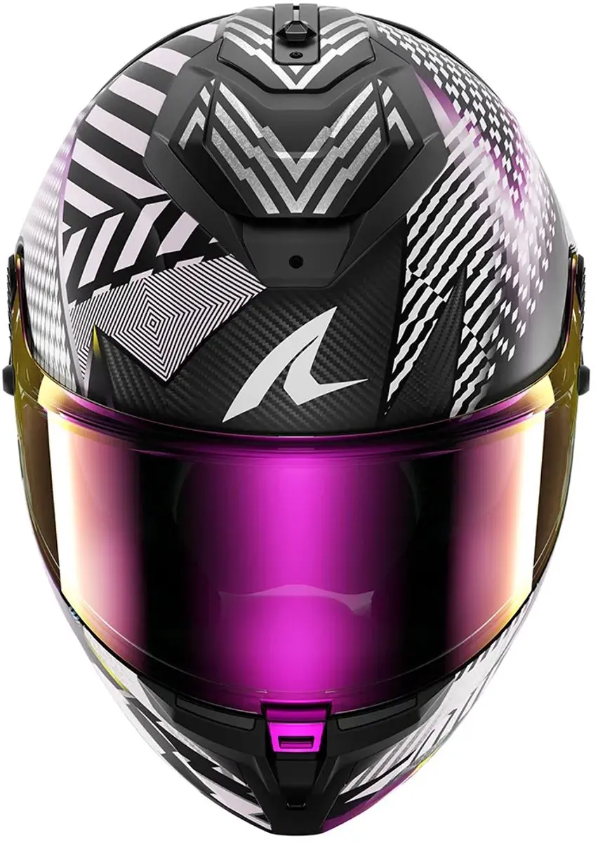 Shark Spartan GT Pro Carbon Sthyr Helm - L - Carbon White Chrome