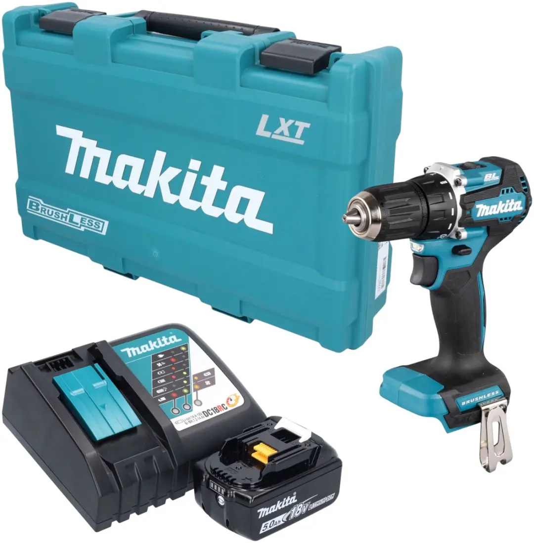 Makita DDF487RT1K Accuboormachine 18V 40Nm Borstelloos