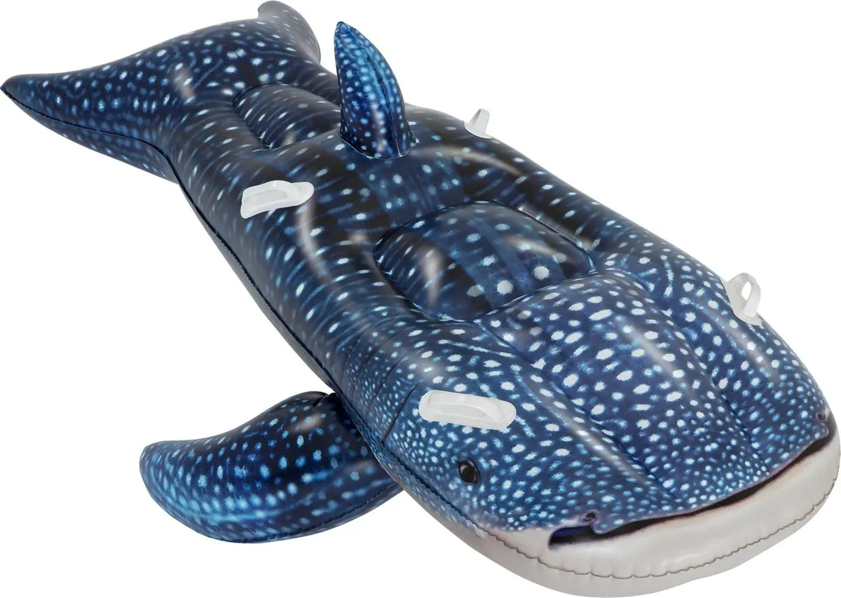 Bestway Walvis Opblaasbaar Matras 193x122cm - Blauw - afbeelding 5 van 6