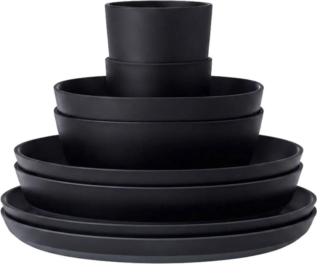 Mepal Silueta Geschirr-Set 8-delig - Nordic Black
