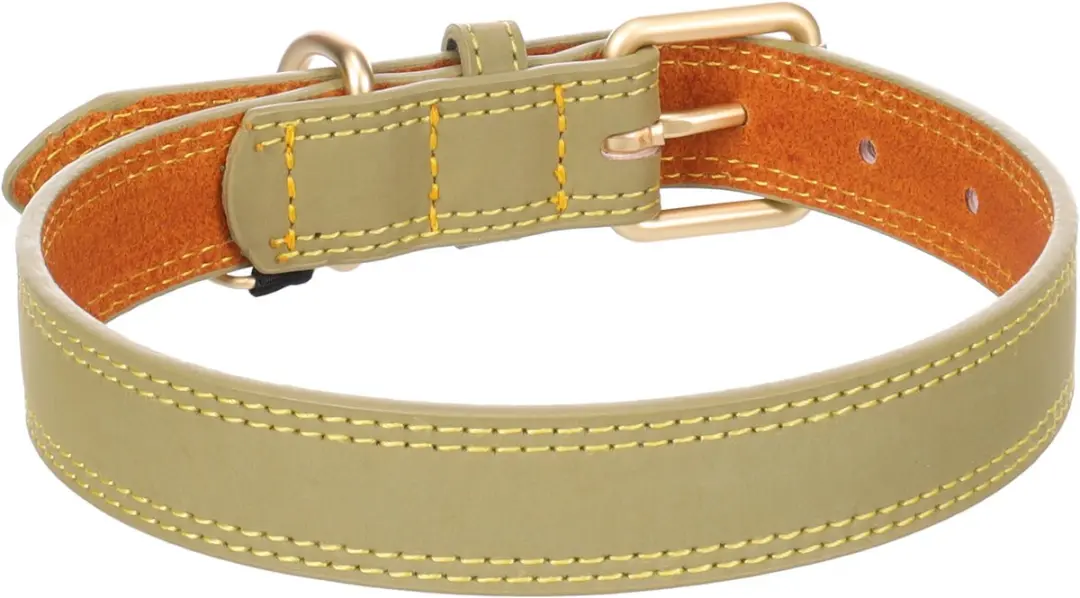 Flamingo Hond Halsband Virginia Groen M/L 38-48cm